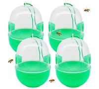 Pièges à abeilles | Piège à frelons, pièges guêpes 4 pièces suspendus l'extérieur, piège abeilles entrée unidirectionnelle pour l'extérieur, plastique réutilisable