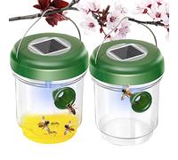 Pièges à Abeilles pour l'extérieur | Piège à Abeilles avec lumières LED à énergie Solaire - Piège à Abeilles pour l'extérieur, pièges à frelons, Attrape-Abeille Charpentier pour Cour, terrasse, Youao