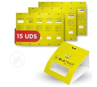 Pièges à Cafards Adhésifs | Capture Physique sans Insecticide, pour Usage Domestique et Commercial - Produit Fabriqué en Italie (15 unités)