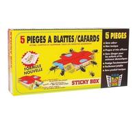 Digrain Piège à cafards Sticky Box I8025 - Lot de 5