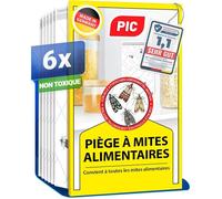 Pièges à Mites Alimentaires 6 Pièges Anti Mites Alimentaires avec Phéromones Piege a Mite Alimentaire pour Cuisine Placard et