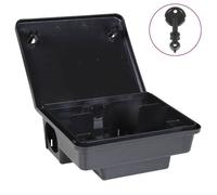vidaXL Pièges à Souris 6 pcs Noir 23x19x9,5 cm, boîte à Rats, appât pour Souris, boîte à appâts pour Rats, boîte à appâts, Station d'appât pour Rats
