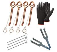 Pièges A Taupes X4,Campagnols,Rats Taupier.Anti Taupe.Accessoires Contre Les Rongeurs De Votre Potager.pour Eliminer Les Nuisibles