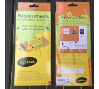 Pièges pour Cafards et Blattes - Lot de 10 pièges adhésifs discrets sans odeurs