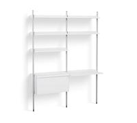 Pier System 12 2 Columns Étagère Hay Blanc-Aluminium - AB850 B665 AJ79