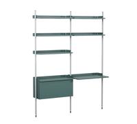 Pier System 12 2 Columns Étagère Hay bleu acier-Aluminium - HAY AB850 B520 AI79