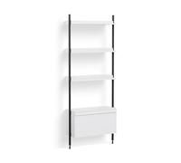 Pier System 131 1 Column Étagère Hay Blanc-Noir - AB845-B665-AI80