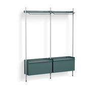 Pier System 133 3 Column Étagère Hay Bleu Aluminium - AB854-B520-AI79