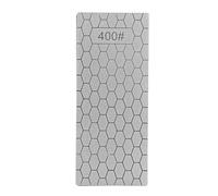 Pierre à aiguiser diamant, rectangulaire en nid d'abeille, plaque d'affûtage de couteaux, pierre à aiguiser, plaque de rodage diamant, meule, outil de broyeur pour l'affûtage de (400 mailles)