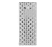Pierre à aiguiser diamant, rectangulaire en nid d'abeille, plaque d'affûtage de couteaux, pierre à aiguiser, plaque de rodage diamant, meule, outil de broyeur pour l'affûtage de (Grain 600)