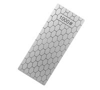 Pierre à Aiguiser Diamantée pour Couteaux cuisine Argenté | Affûtage et Restauration du Tranchant, Format Compact pour Transport, Usage Maison ou Atelier