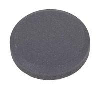 Pierre à Aiguiser Ronde Double Face Portable Maison Noire | Silicon Carbide, Affûtage Rapide des Lames Émoussées, Usage Quotidien Domestique, Format Compact Pratique