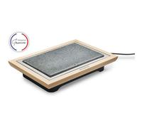 Pierre à cuire LAGRANGE Grill' Pierre® Deluxe bois clair à poser, 37.3x23.4 cm