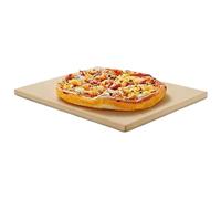 Pierre à pizza pour barbecue - de cuisson carrée en pierre céramique 30,5 x 30,5 x 1 cm | Grille carrée pour cuisson extérieure en intérieur | Pour cuisine, restaurant, four, pizza