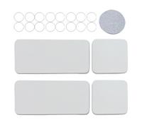 Pierre absorbant l'eau, plateau d'évier à séchage rapide, 8,9 x 8,9 cm, design moderne, lot de 4 tapis super absorbants pour robinet, porte-savon et prévention de l'humidité