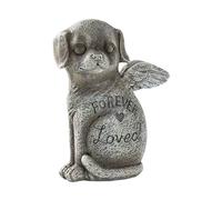 Pierre commémorative pour chat - Marqueur de statue résistante aux intempéries | Sculpture funéraire décorative avec motif gravé et design sentimental soutenant les animaux domestiques, jardin, balcon