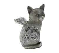 Pierre commémorative pour chien | Statuette en résine tombale en forme de chat | Figurine souvenir pour chien, pour la maison, les bureaux, les cafés, les librairies, les étagères, le jardin, le