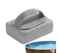 Pierre de Ponce pour Piscine | Brosse Éponge Abrasive avec Manche - Pierre ponce nettoyante pour cuvette de toilettes | pour Vitre de Four, Grill, Douche, Évier, Cuisinière