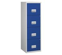 Pierre Henry Classeur Monobloc 4 tiroirs - Gris Bleu