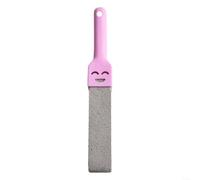 Pierre nettoyante pour cuvette de toilette pour salle de bain (violet) | Matériau ponce naturel, élimine la rouille et les taches jaunes, sans danger pour la porcelaine, design facile à accrocher