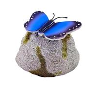 Pierres de jardin d'extérieur - Galets artificiels lumineux à LED solaires - Galets de jardin décoratifs - Pour , terrasse, pelouse, intérieur, extérieur, étang, paysage