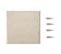 Pierres de Marche Jardin-VEVOR-8 PCS-39,5x39,5 cm-Dalles de Pas Jardin-Aspect Pierre Naturelle-pour Allée Extérieure-Beige