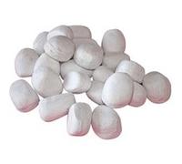 Pierres décoratives en fibre céramique pour cheminées à l'éthanol. 24 pièces PURLINE WINCBTOUT-05 21.5x7x32.5 cm Blanc G