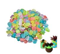 Pierres Lumineuses Ensemble de 300 Pièces Résine Colorée Artificielle | Garden Glow Galets pour aménagement paysager pour pelouse, cour, terrasse, chemin, aquarium, vase et travaux manuels