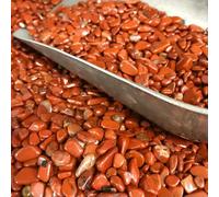 Pierres naturelles, cristaux, éclats de jaspe rouge, agate, cornaline, graviers, pierres, cristal Reiki, minéral, quartz, chakra, décoration intérieure, spirituel - Jaspe rouge - paquet de 1 kg (2,2