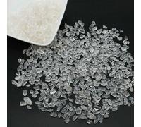 Pierres naturelles, gravier, cristaux, éclats de quartz, minéraux, reiki, agate roulée, spécimens, pierres précieuses, décoration pour aquarium, artisanat - Quartz clair - 20 g