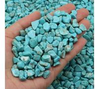 Pierres naturelles (quartz, agate, turquoise verte) - 50 g - Cristaux, gravier, éclats, pierres précieuses roulées, quartz, agate, minéraux énergétiques, spécimens pour aquarium, décoration intérieu