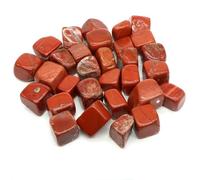 Pierres roulées naturelles, cristaux de guérison, quartz, minerai en vrac, gravier, spécimen, gemmes minérales, pendentif, aquarium, jardin, décoration intérieure - Jaspe rouge - 1