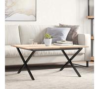 Piètement de table basse en X 70x60x43 cm Fonte 6,76 Kg