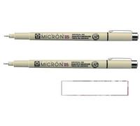 PIGMA MICRON Sakura 05 Noir. 2 PCS et 1 carte