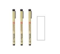 PIGMA MICRON Sakura Noir 3 Fineliners. GRAPHIC. 1MM