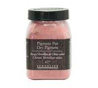 Pigment création peinture - SENNELIER - Rouge vermillon substitut - Pot 100 g - Pur - Haute qualité