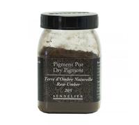 Pigment En Poudre - Sennelier - Terre D'ombre Naturelle - Pot De 200 Ml