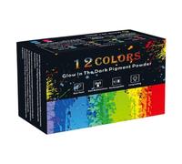 Pigment Phosphorescent Peinture Fluorescente 12 Couleurs Art et Création