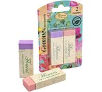 Pigna 023243400 gomme à effacer Rose, Violet 2 pièce(s)