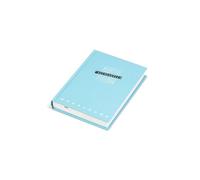 Pigna, agenda MONOCROME VERT, f.à 13,2 x 18,3 cm, 12 mois, date libre, BLEU