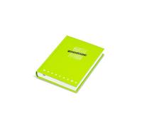Pigna, agenda MONOCROMO VERT, f.à 13,2 x 18,3 cm, 12 mois, date libre, VERT POMME