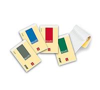 Pigna, Bloc PIGNASTYL, point métallique, A6 10,5x14.8 cm, 70 flles, papier 80 gsm, 4 sujets, intérieur 5M, carrés 5 mm, 20 pièces