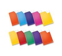 Pigna, Cahier Maxi Monochrome QI, utile pour dysgraphie dyslexie dysortographie discaculia, 0B, lignes III élémentaire, lot de 10