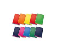Pigna, cahiers A5 PignaColours, intérieur 1R, ligné sans marge, papier 80 g/m², couvertures assorties, 10