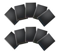 Pigna Carnet de notes monochrome à reliure filo de Singer, 5M, carrés, format A6 10x15 cm, parfait pour les notes et les dessins, 10