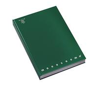 Pigna Carnet monochrome 00716784M, carnet A4, bandes de 4 m, carrés de 4 mm pour les classes de 4e et 5e années, moyen et supérieur, papier 80 g/m², lot de 5 pièces, couleurs assorties