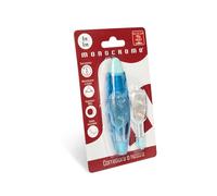 Pigna, correcteur en ruban, ligne monochrome, blister avec 1 correcteur + 1 recharge, mécanisme à clic, ruban de 6 m, couverture à 100%, réinscriptible instantanément