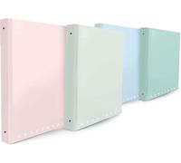 Pigna Couverture à anneaux format A4 Monocromo Pastel Classeurs, Multicolore, 8005235166523