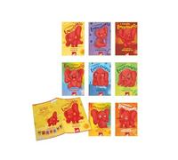 Pigna, Lot de 10 Maxi Cahiers Quid+ Exmotionnés, A4 21 x 29,7 cm, couverture effet brillant (peint u.v), grands tableaux pour élémentaires, 72 pages, papier 100 g, certifié FSC®
