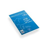 Pigna, Lot de 20 feuilles protocoles, papier 80,5 m, carré 5 mm